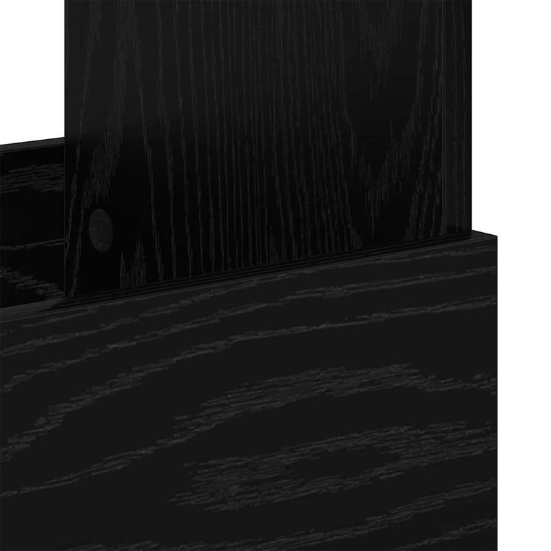 Casa si Gradina - Mobilier - Biblioteci si rafturi - Rafturi - Raft pentru reviste Stejar Negru 102 x 30 x 45 cm - Infinity.ro