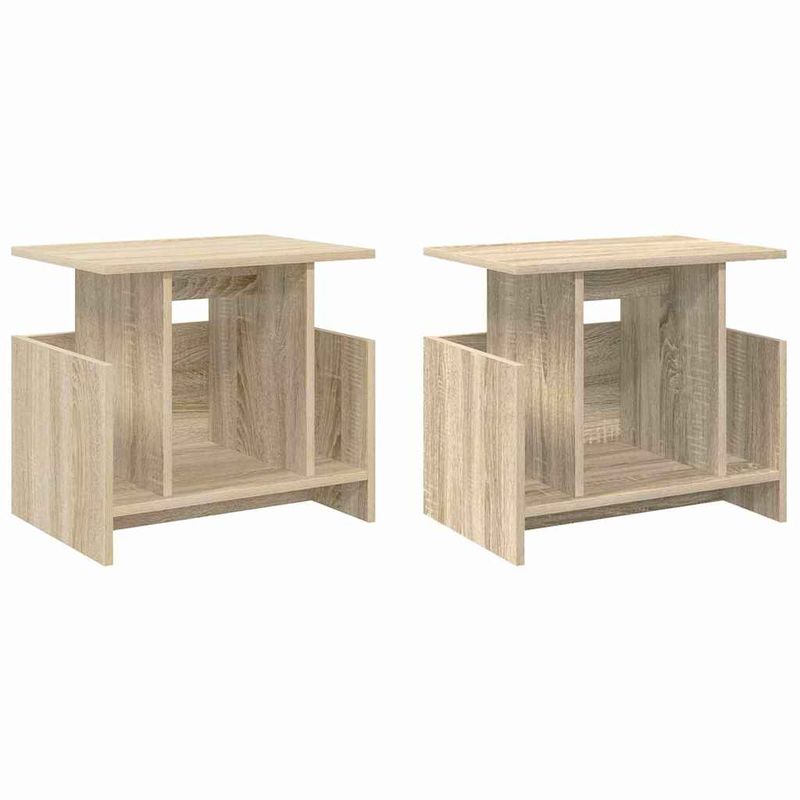 Casa si Gradina - Mobilier - Comode si corpuri - Comode - Support TV 2 pcs Stejar Sonoma 50 x 35 x 45 cm Lemn compozit - Infinity.ro