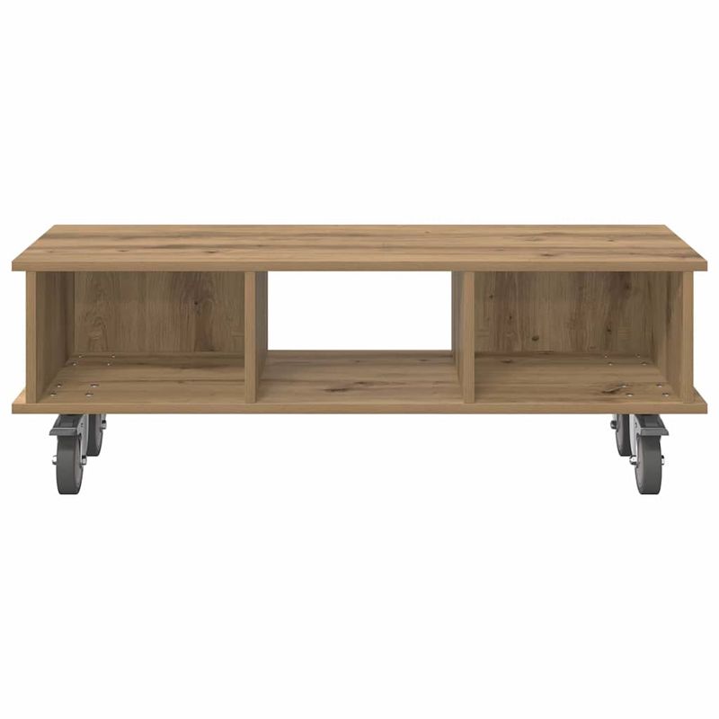 Casa si Gradina - Mobilier - Comode si corpuri - Comode - Support TV Stejar Artizanal 100 x 35 x 35 cm Lemn compozit - Infinity.ro