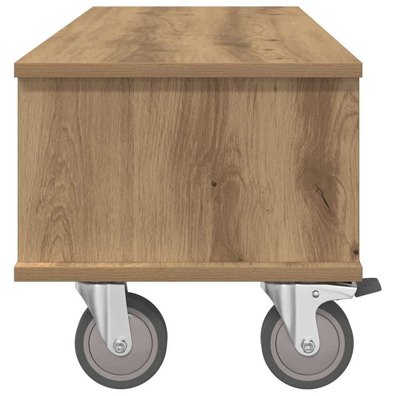 Casa si Gradina - Mobilier - Comode si corpuri - Comode - Support TV Stejar Artizanal 100 x 35 x 35 cm Lemn compozit - Infinity.ro