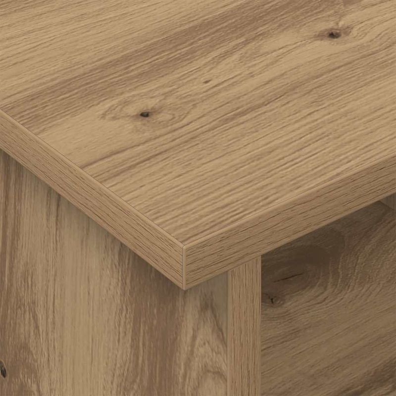 Casa si Gradina - Mobilier - Comode si corpuri - Comode - Support TV Stejar Artizanal 100 x 35 x 35 cm Lemn compozit - Infinity.ro