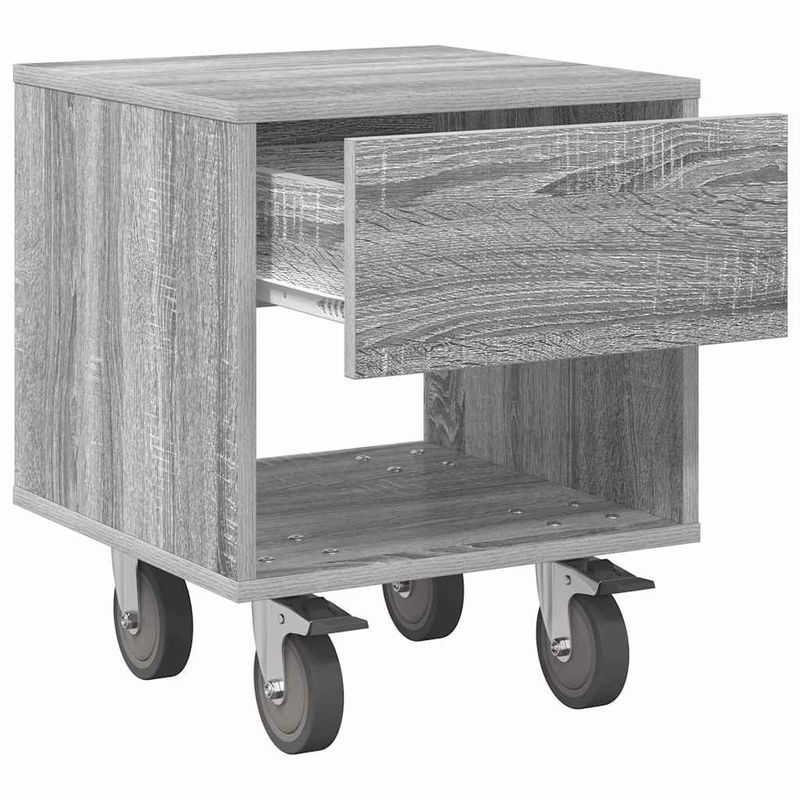 Casa si Gradina - Mobilier - Comode si corpuri - Noptiere - Noptiera Gri Sonoma 40,5 x 40 x 48 cm Lemn compozit - Infinity.ro