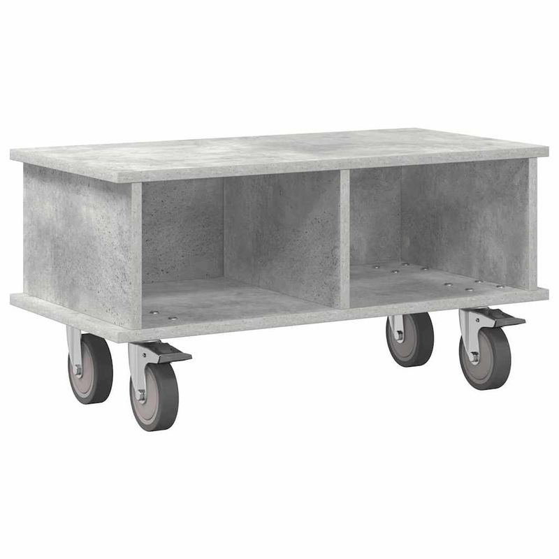 Casa si Gradina - Mobilier - Comode si corpuri - Comode - Support TV Gri din beton 68,5 x 35 x 35 cm Lemn compozit - Infinity.ro