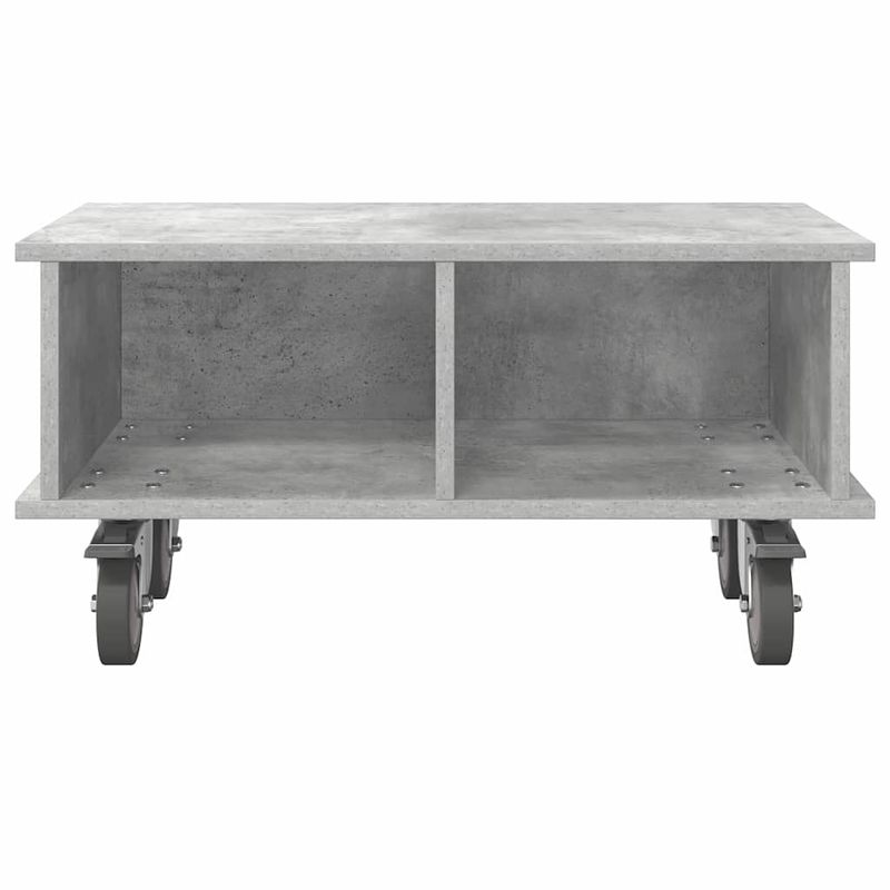Casa si Gradina - Mobilier - Comode si corpuri - Comode - Support TV Gri din beton 68,5 x 35 x 35 cm Lemn compozit - Infinity.ro