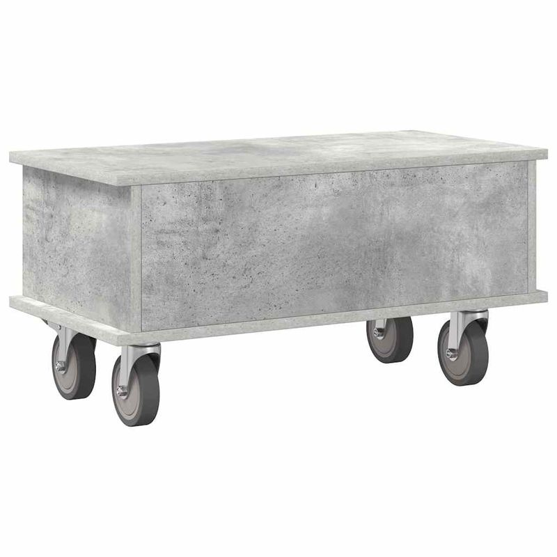 Casa si Gradina - Mobilier - Comode si corpuri - Comode - Support TV Gri din beton 68,5 x 35 x 35 cm Lemn compozit - Infinity.ro