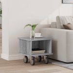 Casa si Gradina - Mobilier - Comode si corpuri - Comode - Support TV Gri Sonoma 37 x 35 x 35 cm Lemn compozit - Infinity.ro