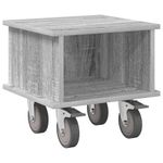 Casa si Gradina - Mobilier - Comode si corpuri - Comode - Support TV Gri Sonoma 37 x 35 x 35 cm Lemn compozit - Infinity.ro