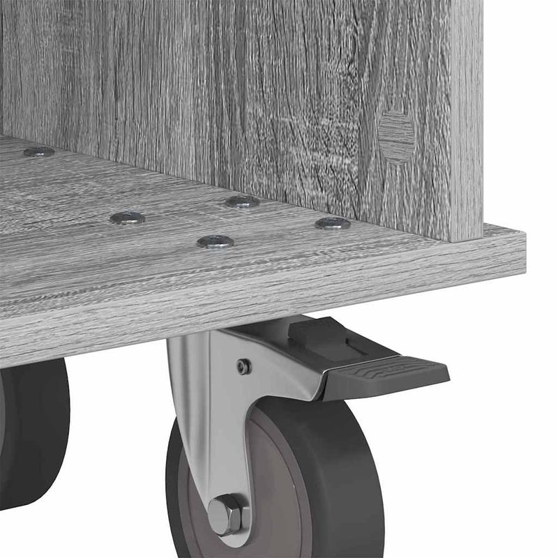 Casa si Gradina - Mobilier - Comode si corpuri - Comode - Support TV Gri Sonoma 37 x 35 x 35 cm Lemn compozit - Infinity.ro