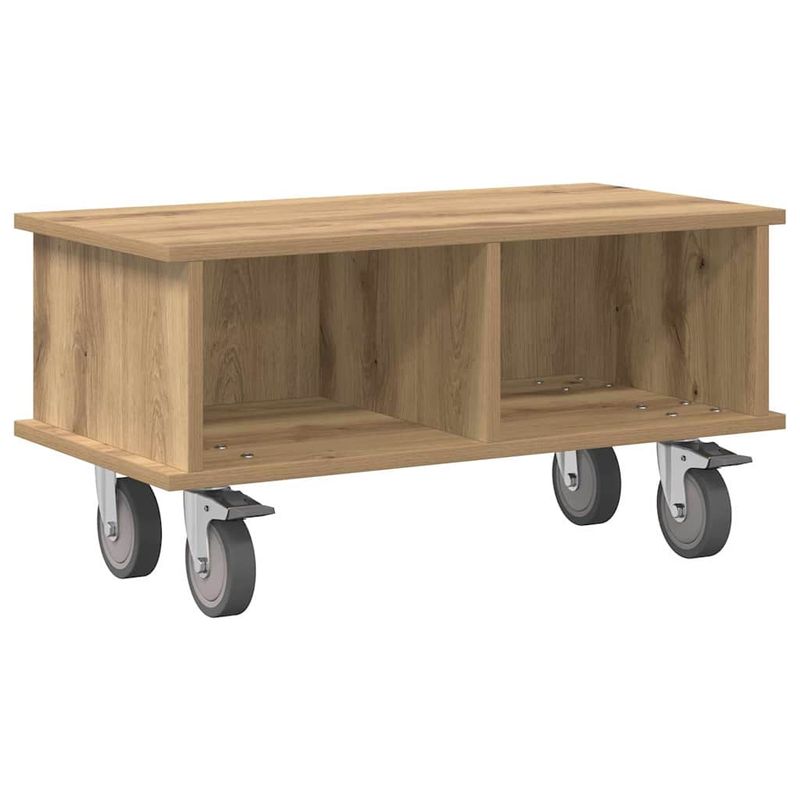 Casa si Gradina - Mobilier - Comode si corpuri - Comode - Support TV Stejar Artizanal 68,5 x 35 x 35 cm Lemn compozit - Infinity.ro