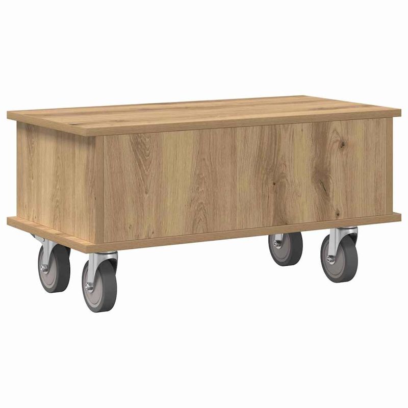 Casa si Gradina - Mobilier - Comode si corpuri - Comode - Support TV Stejar Artizanal 68,5 x 35 x 35 cm Lemn compozit - Infinity.ro