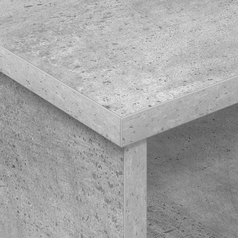 Casa si Gradina - Mobilier - Comode si corpuri - Noptiere - Noptiera 2 pcs Gri din beton 40 x 31 x 15 cm Lemn compozit - Infinity.ro