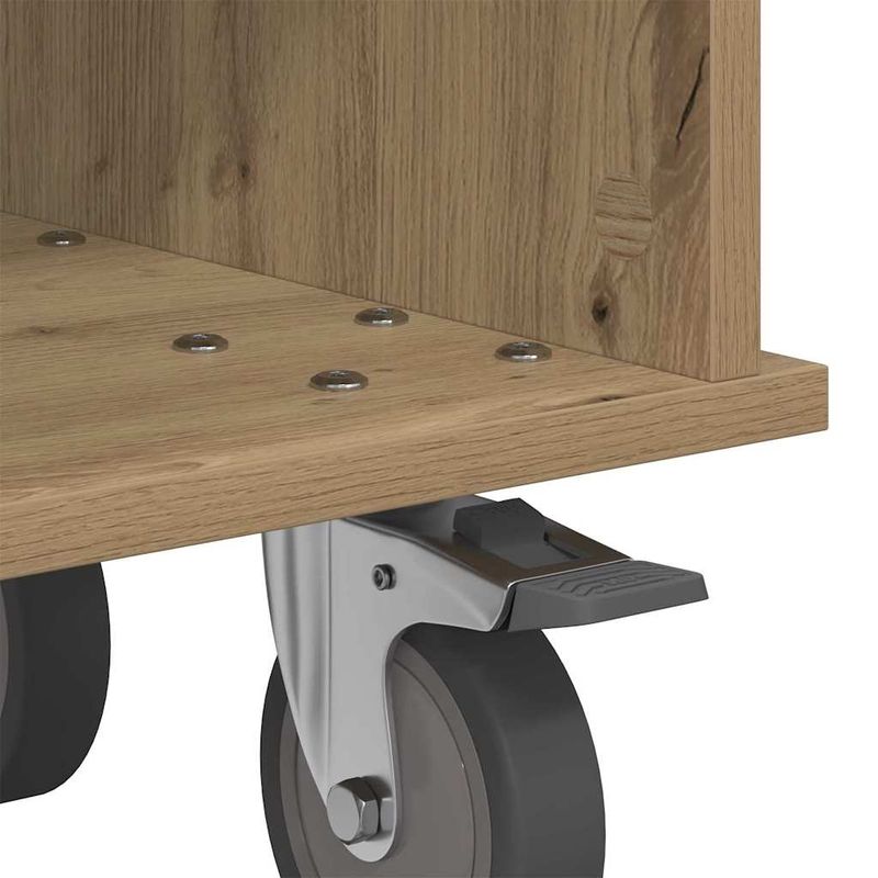 Casa si Gradina - Mobilier - Comode si corpuri - Comode - Support TV Stejar Artizanal 37 x 35 x 35 cm Lemn compozit - Infinity.ro