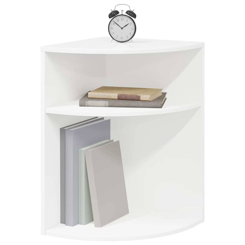 Casa si Gradina - Mobilier - Mese si birouri - Mese living - Masa laterala Alb 39,7 x 39,7 x 60 cm Lemn compozit - Infinity.ro