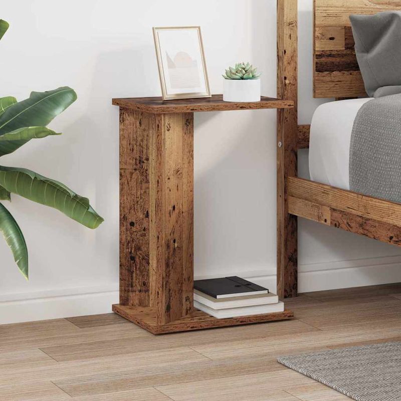Casa si Gradina - Mobilier - Mese si birouri - Mese living - Masa laterala Lemn vechi 35 x 25 x 50 cm Lemn compozit - Infinity.ro