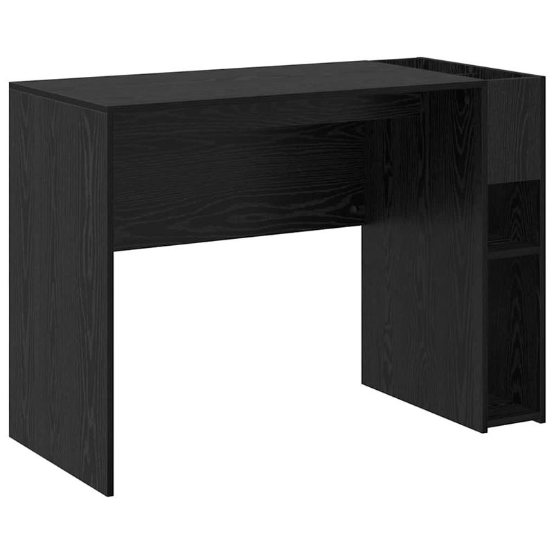 Casa si Gradina - Mobilier - Mese si birouri - Birouri - Birou Stejar Negru 109 x 50 x 78 cm Lemn compozit - Infinity.ro