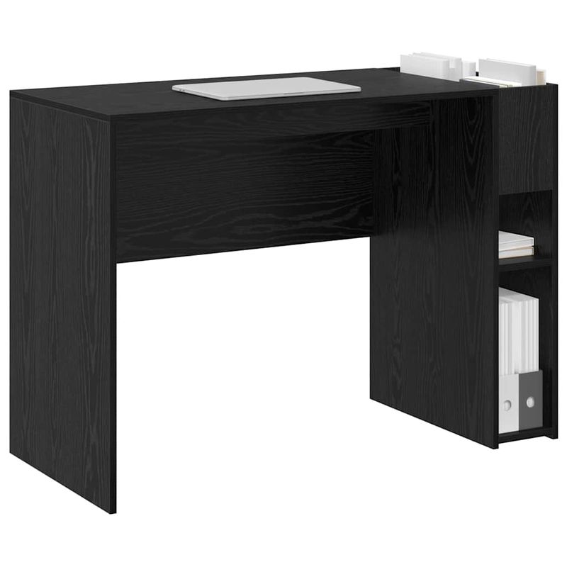 Casa si Gradina - Mobilier - Mese si birouri - Birouri - Birou Stejar Negru 109 x 50 x 78 cm Lemn compozit - Infinity.ro