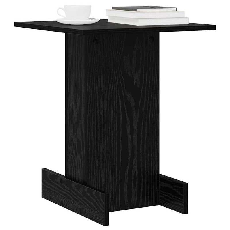 Casa si Gradina - Mobilier - Mese si birouri - Mese living - Masa laterala Stejar Negru 44,5 x 45 x 55 cm Lemn compozit - Infinity.ro