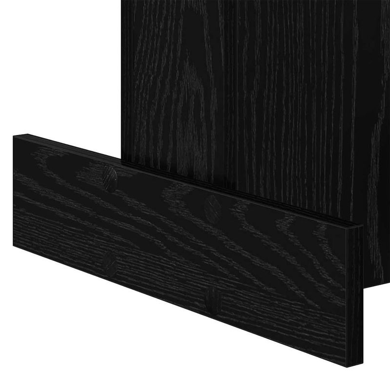 Casa si Gradina - Mobilier - Mese si birouri - Mese living - Masa laterala Stejar Negru 44,5 x 45 x 55 cm Lemn compozit - Infinity.ro