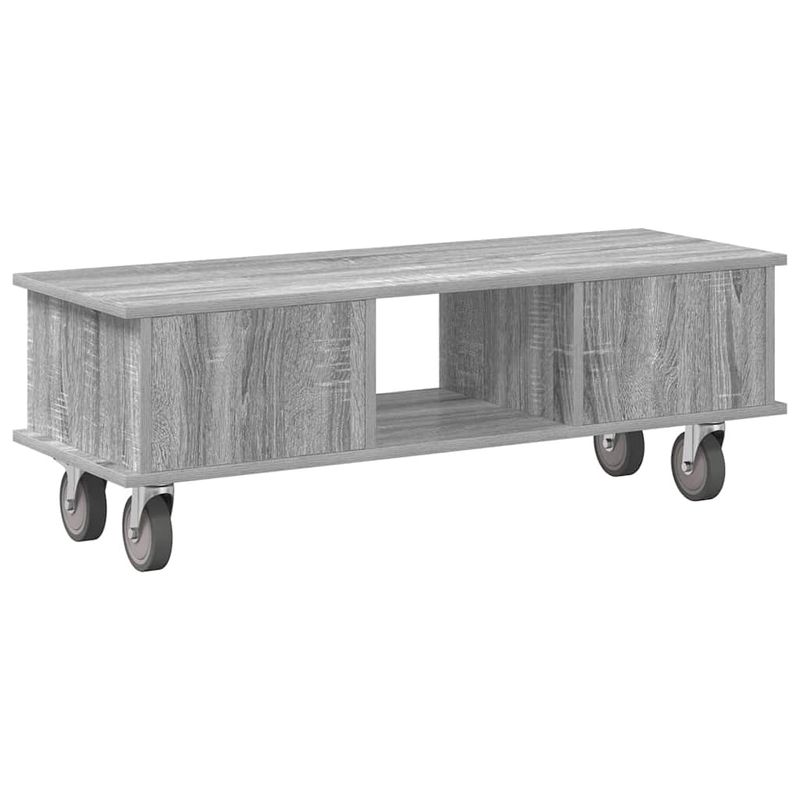 Casa si Gradina - Mobilier - Comode si corpuri - Comode - Support TV Gri Sonoma 100 x 35 x 35 cm Lemn compozit - Infinity.ro
