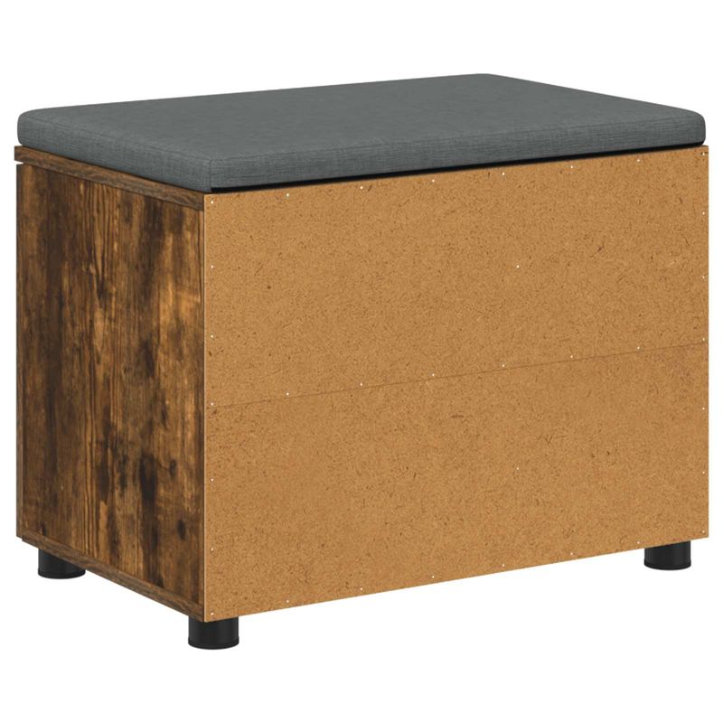 Casa si Gradina - Mobilier - Organizare si depozitare - Bancute - Banca pentru hol cu perna Simplu Stejar fumuriu 60 x 38 x 46 cm - Infinity.ro