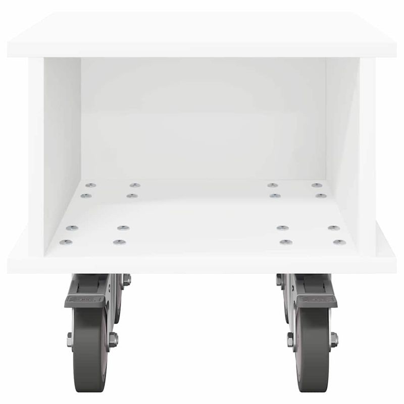 Casa si Gradina - Mobilier - Comode si corpuri - Comode - Support TV Alb 37 x 35 x 35 cm Lemn compozit - Infinity.ro