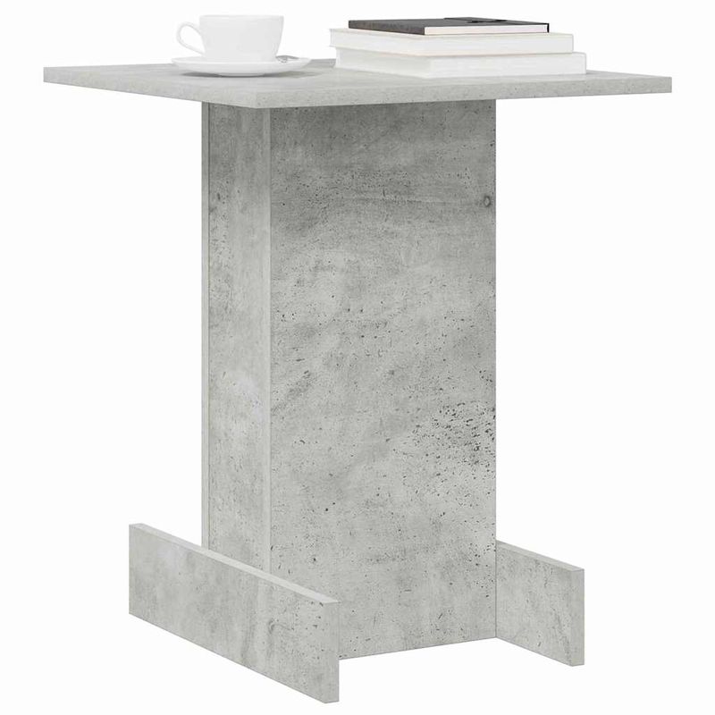 Casa si Gradina - Mobilier - Mese si birouri - Mese living - Masa laterala Gri din beton 44,5 x 45 x 55 cm Lemn compozit - Infinity.ro