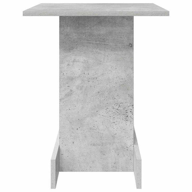 Casa si Gradina - Mobilier - Mese si birouri - Mese living - Masa laterala Gri din beton 44,5 x 45 x 55 cm Lemn compozit - Infinity.ro
