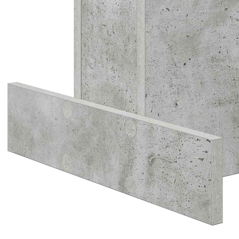 Casa si Gradina - Mobilier - Mese si birouri - Mese living - Masa laterala Gri din beton 44,5 x 45 x 55 cm Lemn compozit - Infinity.ro