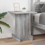 Casa si Gradina - Mobilier - Mese si birouri - Mese living - Masa laterala Gri Sonoma 44,5 x 45 x 55 cm Lemn compozit - Infinity.ro