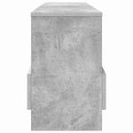 Casa si Gradina - Mobilier - Biblioteci si rafturi - Rafturi - Raft pentru reviste Gri din beton 102 x 30 x 45 cm - Infinity.ro