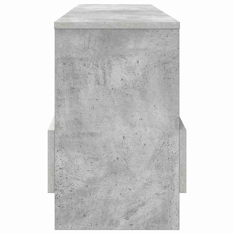 Casa si Gradina - Mobilier - Biblioteci si rafturi - Rafturi - Raft pentru reviste Gri din beton 102 x 30 x 45 cm - Infinity.ro