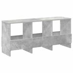 Casa si Gradina - Mobilier - Biblioteci si rafturi - Rafturi - Raft pentru reviste Gri din beton 102 x 30 x 45 cm - Infinity.ro
