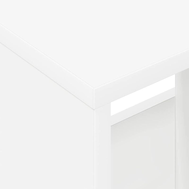 Casa si Gradina - Mobilier - Biblioteci si rafturi - Rafturi - Raft pentru reviste 2 pcs Alb 35 x 30 x 45 cm - Infinity.ro