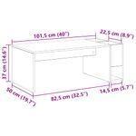 Casa si Gradina - Mobilier - Mese si birouri - Masute de cafea - Masa de cafea Stejar Sonoma 101,5 x 50 x 37 cm Lemn compozit - Infinity.ro