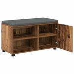 Casa si Gradina - Mobilier - Canapele si coltare - Banchete - Banca pentru hol cu perna Simplu Lemn vechi 80 x 38 x 46 cm - Infinity.ro
