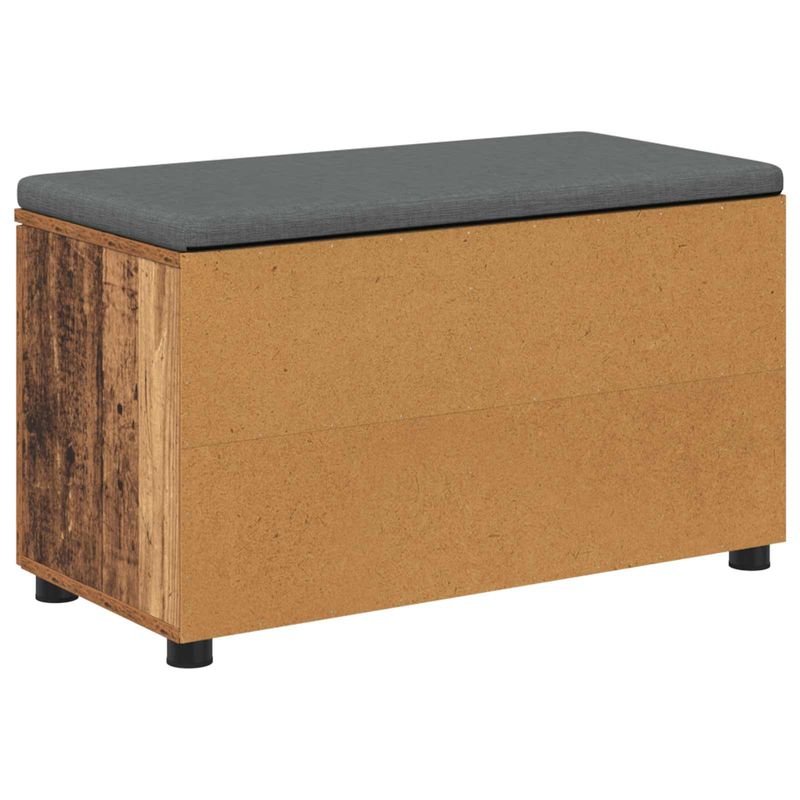 Casa si Gradina - Mobilier - Canapele si coltare - Banchete - Banca pentru hol cu perna Simplu Lemn vechi 80 x 38 x 46 cm - Infinity.ro