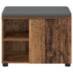 Casa si Gradina - Mobilier - Canapele si coltare - Banchete - Banca pentru hol cu perna Simplu Lemn vechi 60 x 38 x 46 cm - Infinity.ro
