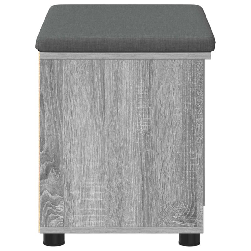 Casa si Gradina - Mobilier - Organizare si depozitare - Bancute - Banca pentru hol cu perna Simplu Gri Sonoma 60 x 38 x 46 cm - Infinity.ro