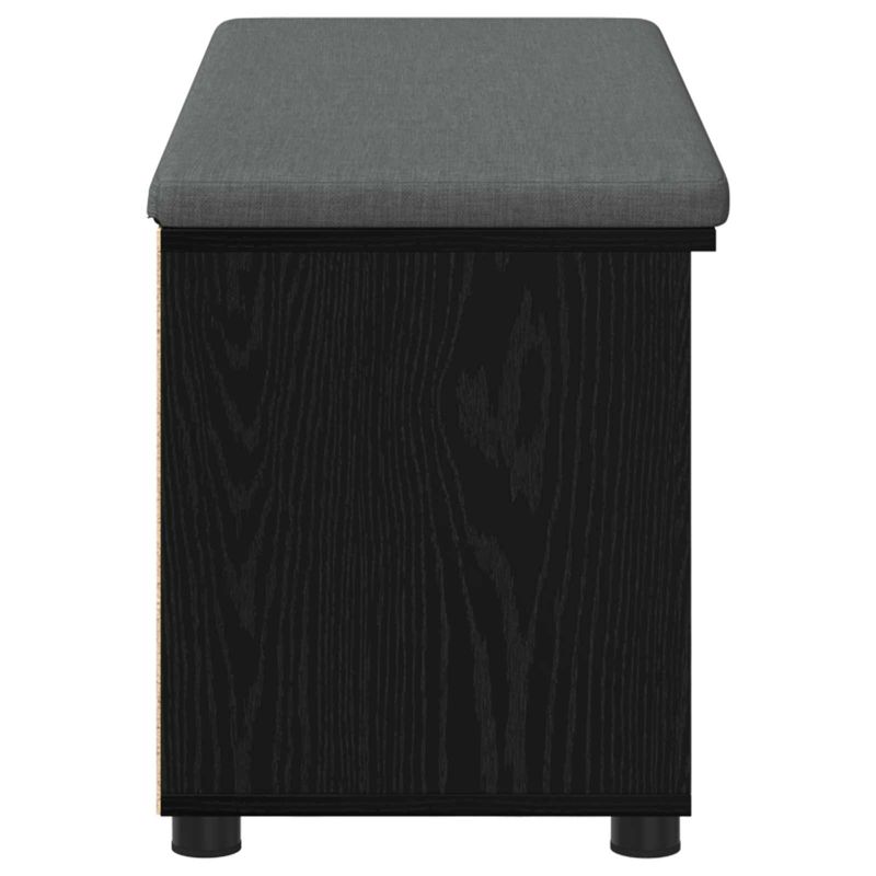Casa si Gradina - Mobilier - Canapele si coltare - Banchete - Banca pentru hol cu perna Simplu Stejar Negru 100 x 38 x 46 cm - Infinity.ro
