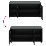 Casa si Gradina - Mobilier - Canapele si coltare - Banchete - Banca pentru hol cu perna Simplu Stejar Negru 100 x 38 x 46 cm - Infinity.ro