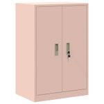Casa si Gradina - Mobilier - Dulapuri si sifoniere - Dulapuri - Dulap de depozitare Roz 60 x 40 x 90 cm Otel Laminat la Rece - Infinity.ro
