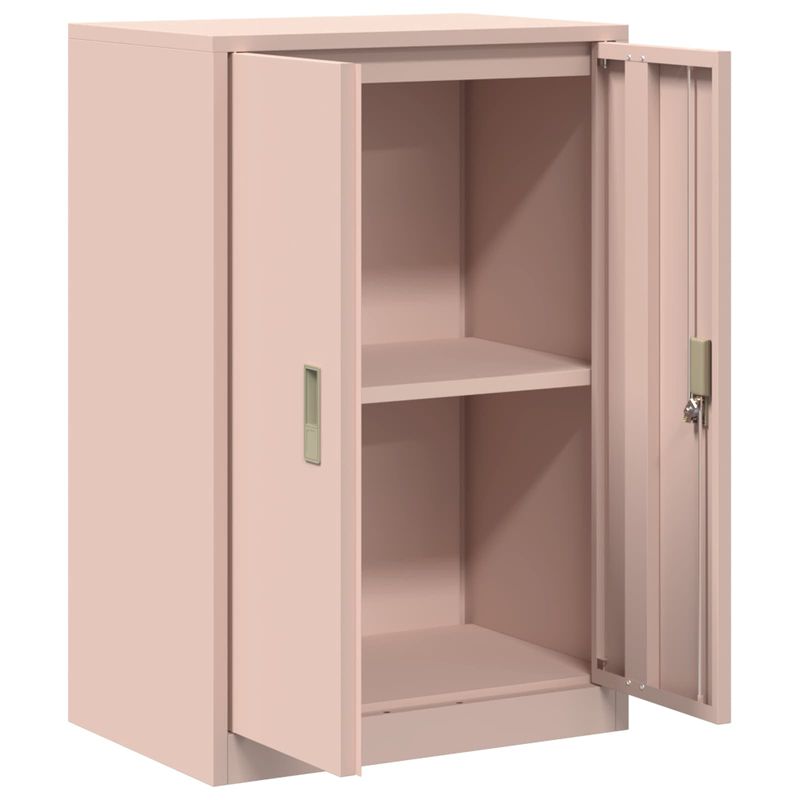 Casa si Gradina - Mobilier - Dulapuri si sifoniere - Dulapuri - Dulap de depozitare Roz 60 x 40 x 90 cm Otel Laminat la Rece - Infinity.ro