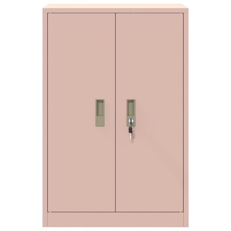 Casa si Gradina - Mobilier - Dulapuri si sifoniere - Dulapuri - Dulap de depozitare Roz 60 x 40 x 90 cm Otel Laminat la Rece - Infinity.ro