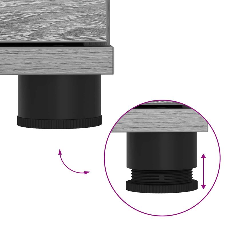 Casa si Gradina - Mobilier - Organizare si depozitare - Bancute - Banca pentru hol cu perna cu sertar Gri Sonoma 100 x 38 x 46 cm - Infinity.ro
