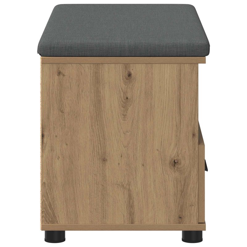 Casa si Gradina - Mobilier - Organizare si depozitare - Bancute - Banca pentru hol cu perna Stejar Artizanal 80 x 38 x 46 cm - Infinity.ro