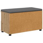 Casa si Gradina - Mobilier - Organizare si depozitare - Bancute - Banca pentru hol cu perna Stejar Artizanal 80 x 38 x 46 cm - Infinity.ro