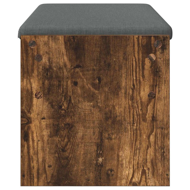 Casa si Gradina - Mobilier - Organizare si depozitare - Bancute - Banca pentru hol cu perna Stejar fumuriu 103 x 38 x 40 cm - Infinity.ro
