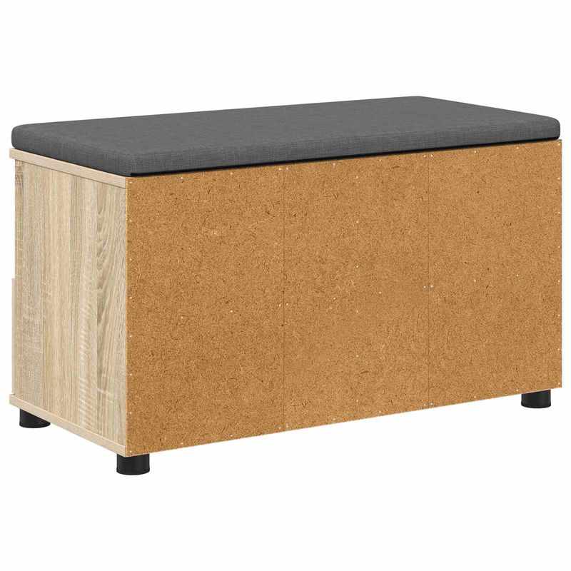 Casa si Gradina - Mobilier - Organizare si depozitare - Bancute - Banca pentru hol cu perna Stejar Sonoma 80 x 38 x 46 cm - Infinity.ro