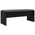 Casa si Gradina - Mobilier - Canapele si coltare - Banchete - Banca pentru hol cu perna Stejar Negru 103 x 38 x 40 cm - Infinity.ro