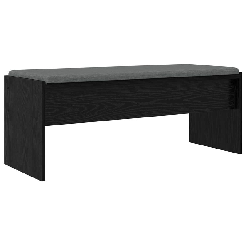 Casa si Gradina - Mobilier - Canapele si coltare - Banchete - Banca pentru hol cu perna Stejar Negru 103 x 38 x 40 cm - Infinity.ro